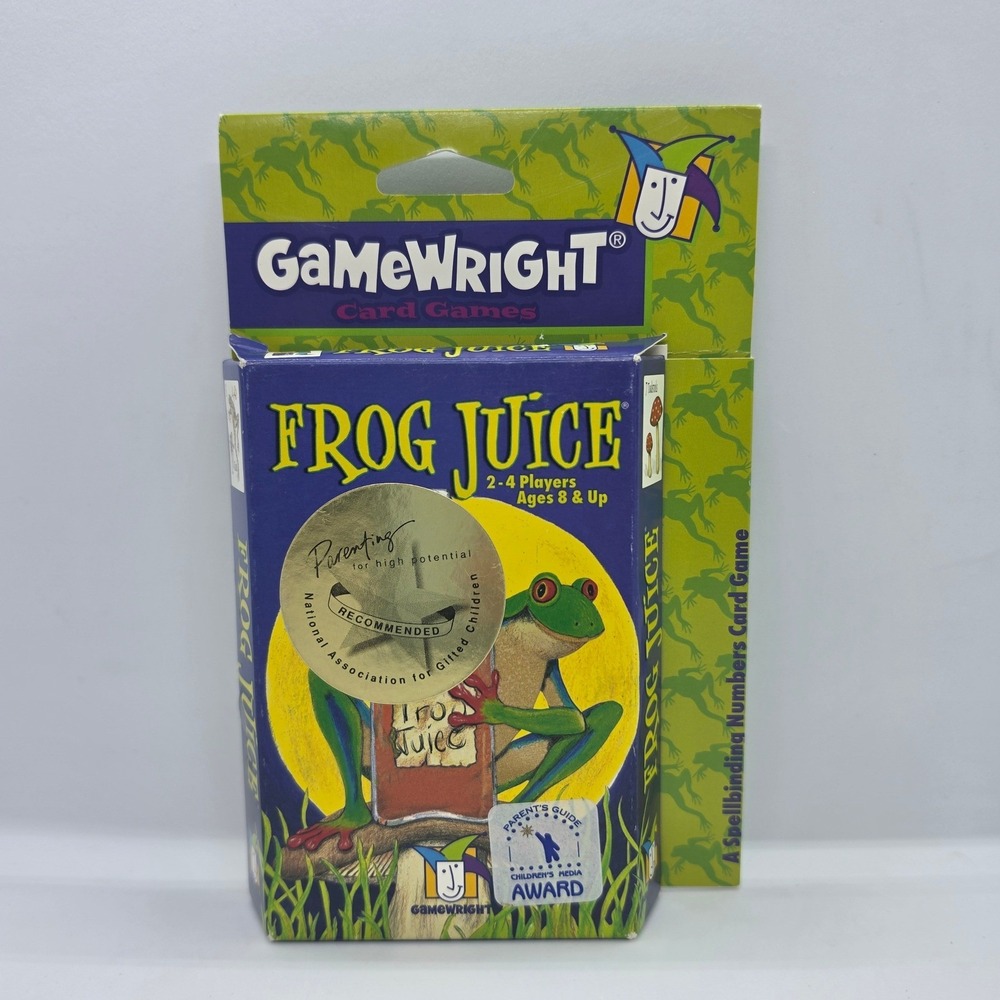 VTG Gamewright Frog Juice Card Game 2004 - Open Box SEALED CARDS Complete